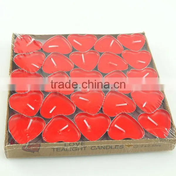 Romantic Heart Shape Scented Tealight Candle for Christmas photo-3