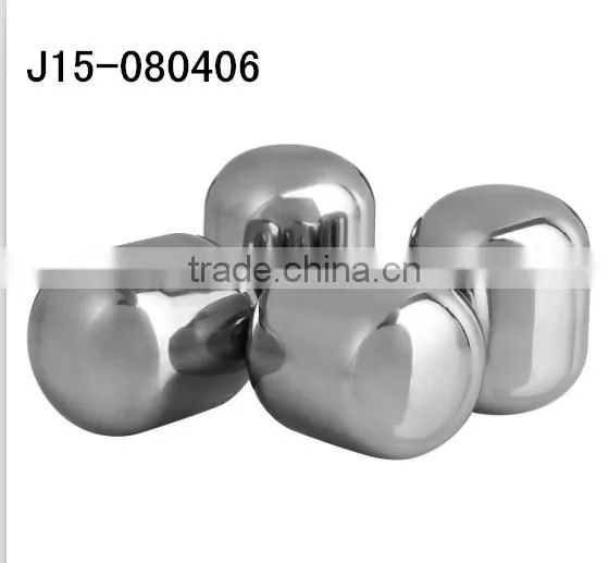 Stainless Steel Skull Ice Cubes Whiskey Stone photo-2