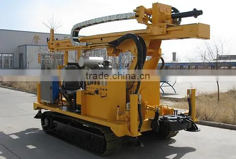 Easy Operation Flow!deep Water Well Drilling Rigs With Wheel Chassis Device