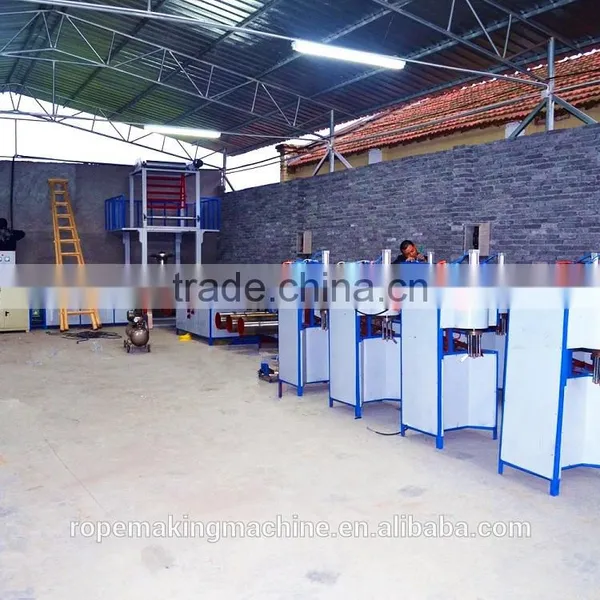 Vertical Type Plastic PP PE Tear Split Film Winding Machine for Rope photo-4