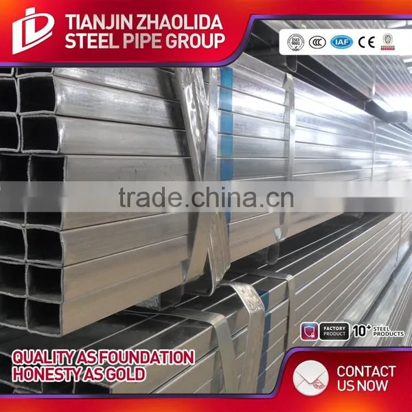 Zinc Coated 200 g - 500 g Astm A500 Square Tube With Galvanized or Oil of Weight per Ton photo-4