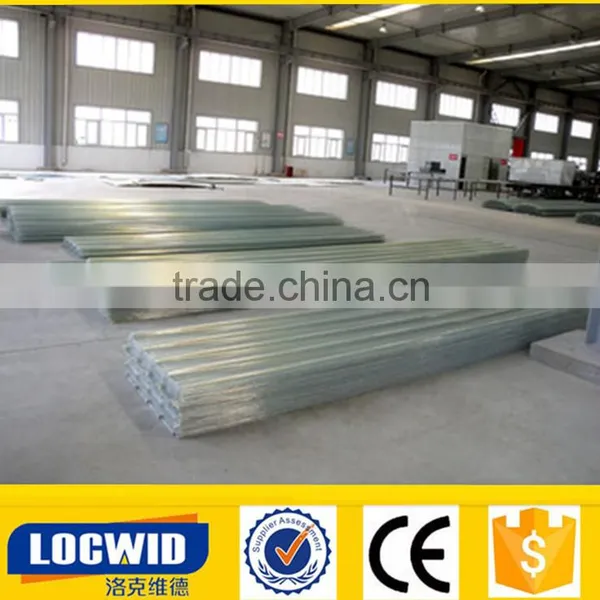 FRP Polymer Sheet , Corrugated Skylight Roof Tiles photo-2