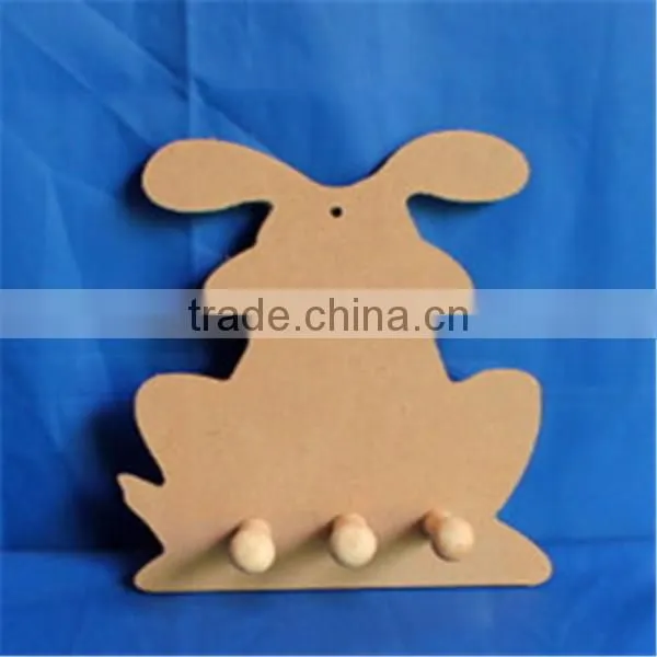 Animal Shaped Decor Wooden Wall Mounted Cloth Hangers photo-2