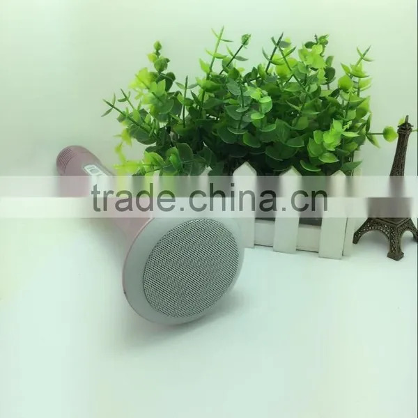Mini Portable Cheap Hot Sale Bluetooth Wireless Handheld Karaoke With Colorful Flashlight photo-6