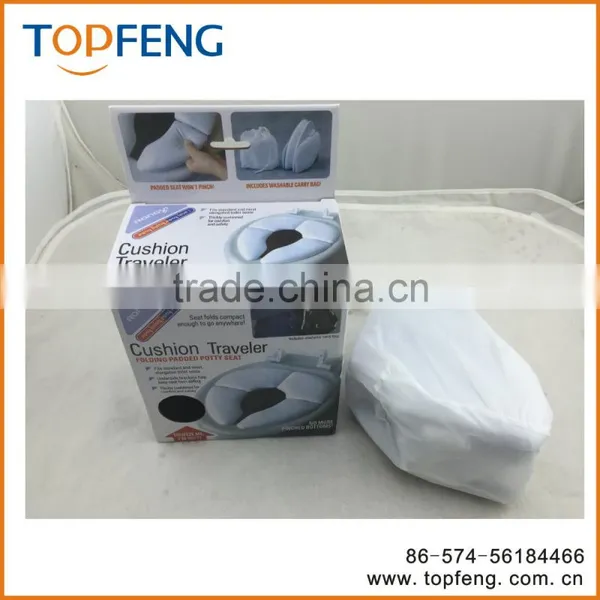 Cushion Traveler/Folding Padded Potty Seat/Cushion Toilet Seat photo-4
