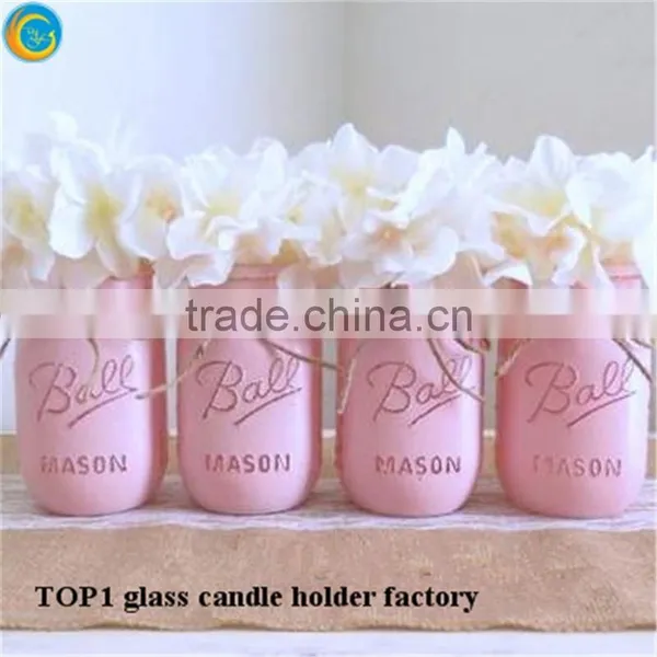 Apple Candle Holder Personalised Engraved Glass Mason Jar photo-3