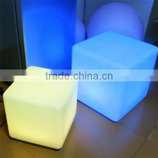 Solar LED Party Glow Ottoman Cube Chairs 35cm, 40cm, 43cm photo-3