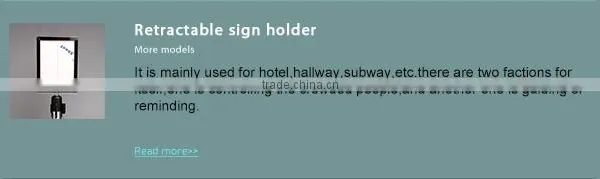 Stanchion Post Signage Holder in China photo-2