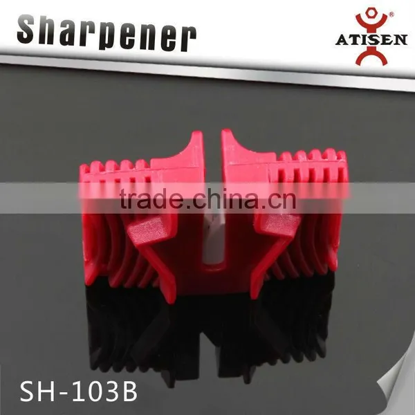 New Mini Ceramic Rod Tungsten Steel Camp Pocket Kitchen Knife Sharpener Tool photo-3