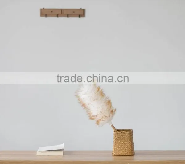 Bamboo Handle Household and Car Cleaning Tool Sheepskin Wool Duster photo-6