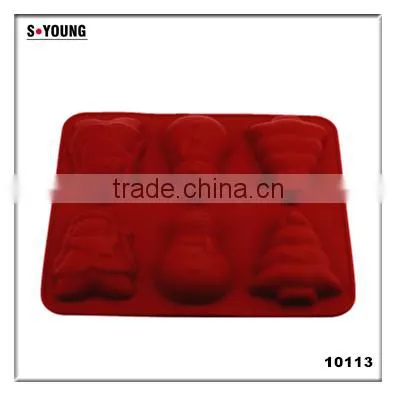 10113Christmas Shaped Silicone Chocolate Mould and Mold photo-4