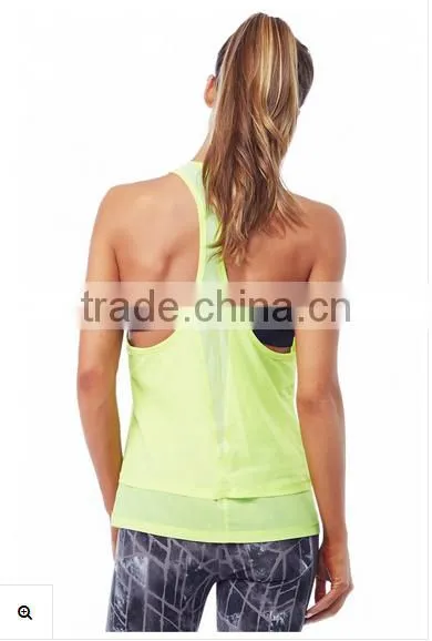 Active Fitness Energetic Design Top Mesh Racer Back Top photo-3