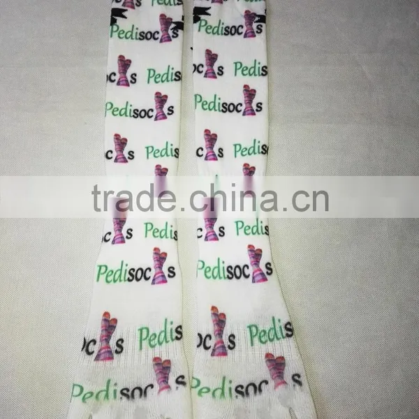Five Toe Yoga SPA Socks With Grip Inside With Sublimation Pilates Socks photo-2