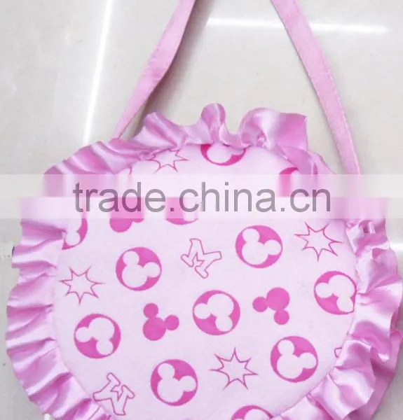 Fashion Round Lace Flower Sequin Little Girl Bag photo-2