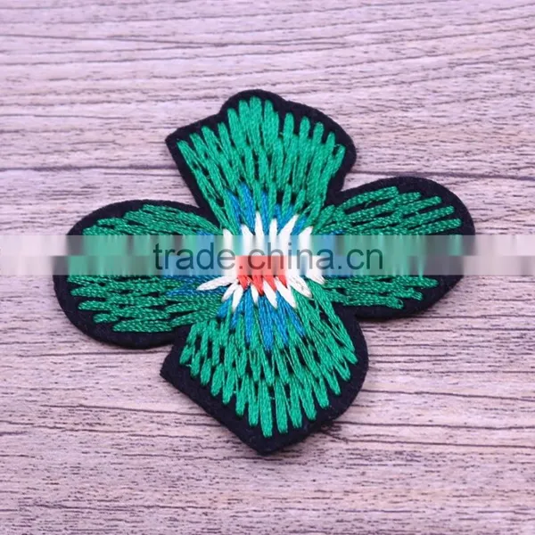 Factory Price Fashion Beautiful Flower Embroidery Patch,Iron on Embroridery Patch photo-2