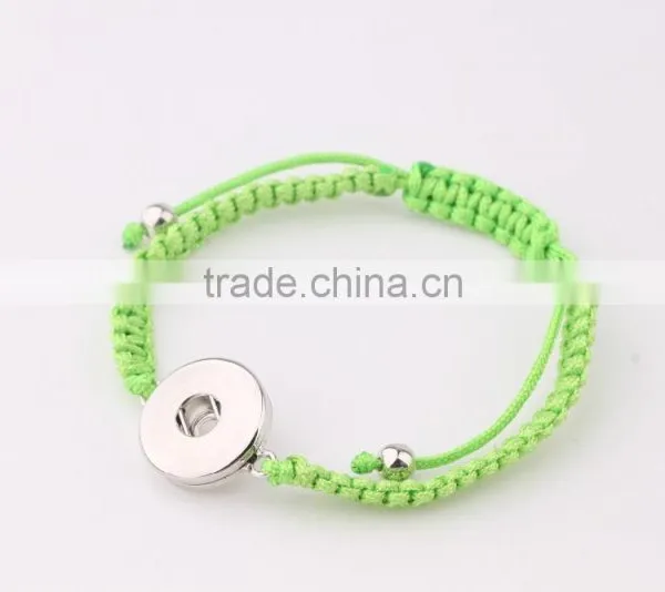 Free Sample Vintage Flower Design Bangle Two Parts Lobster Clasp Bangle Diy Snap Button Charm Bangle photo-2