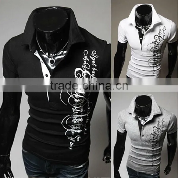 New Design Fashion Men's Casual Short Sleeve Polo t Shirt photo-2