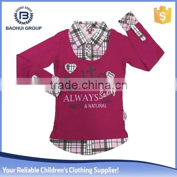 Kids Tshirts Cotton Wholesaler Girl t Shirt Children Tshirt