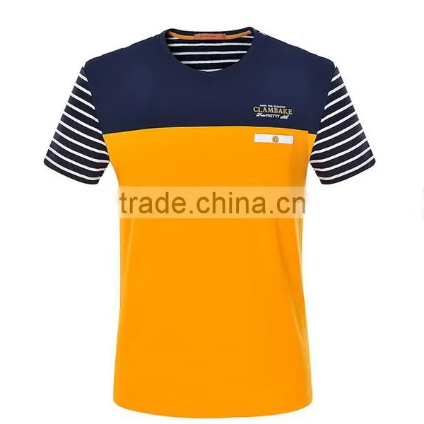 Custom Cheap Short Sleeve Italian Slimfit Print T-shirt , Shirt Clothing Wholesale for Sale photo-2