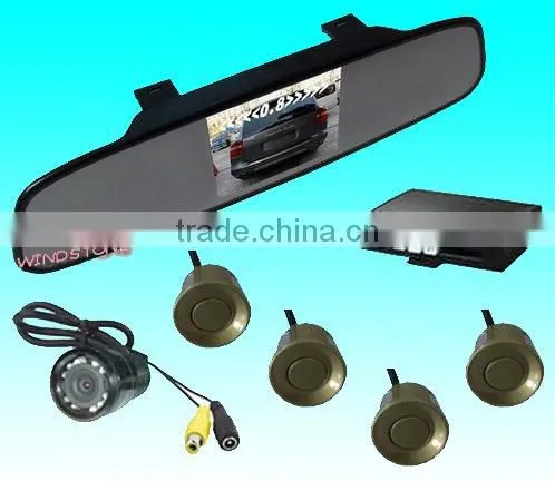 Rear View Mirror With 3.5"monitor and Backup Camera ,super Thin Mirror photo-3