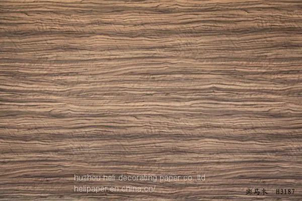 Zebrawood Grain Decorative Paper