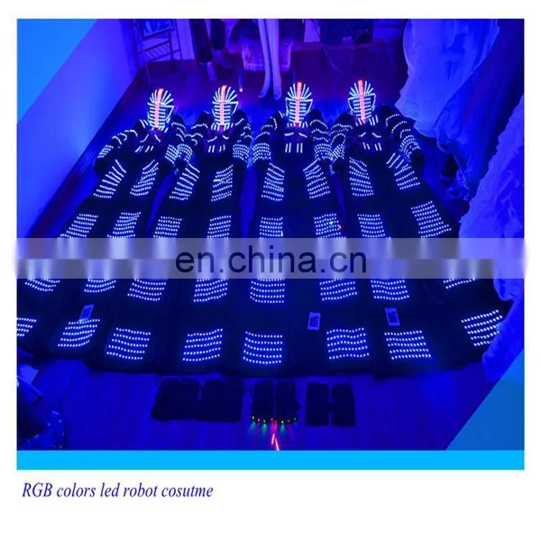 2017 Hot Sale Stilts Walker Dance LED Robot Costume photo-3