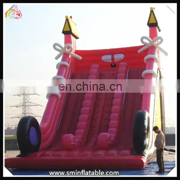 Custom Slip n Slide Inflatable,giant Inflatable Pink Slide,inflatable Double Lane Slip Slide photo-3