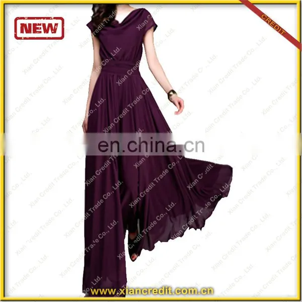 2016 Fashion Color Prom Dress Sleeve