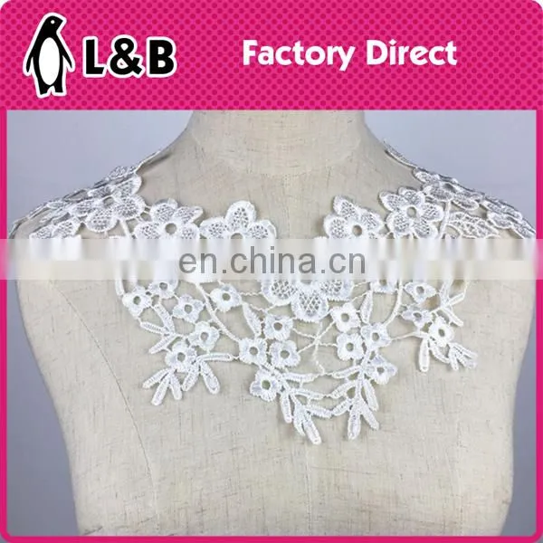 Fashion Polyester Chemical Lace Embroidery White Neck Lace Collar photo-4
