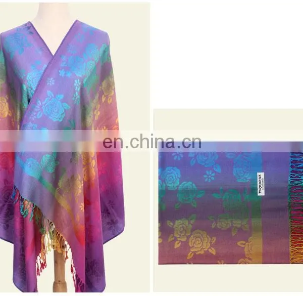 Wholesale New Fashion Cotton Scarf Shawl Jacquard Muslim Women Wedding Hijab