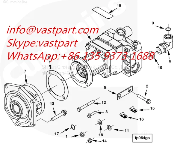 Cummins Diesel Engine   Pressure Sensor 3408577