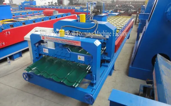 Steel Tile Roofing Roll Forming Machine photo-2