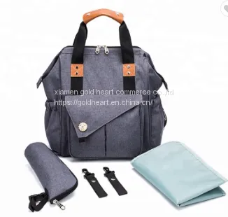 Best Diaper Messenger Baby Mummy Bag With Changing Pad photo-4