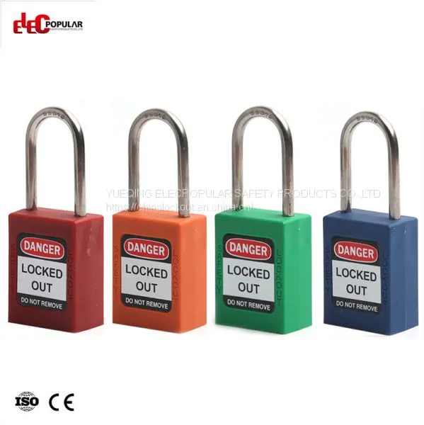 38mm Stainless Steel Shackle Slim Padlocks EP-8521N~EP-8524N ABS Safety Padlock photo-3