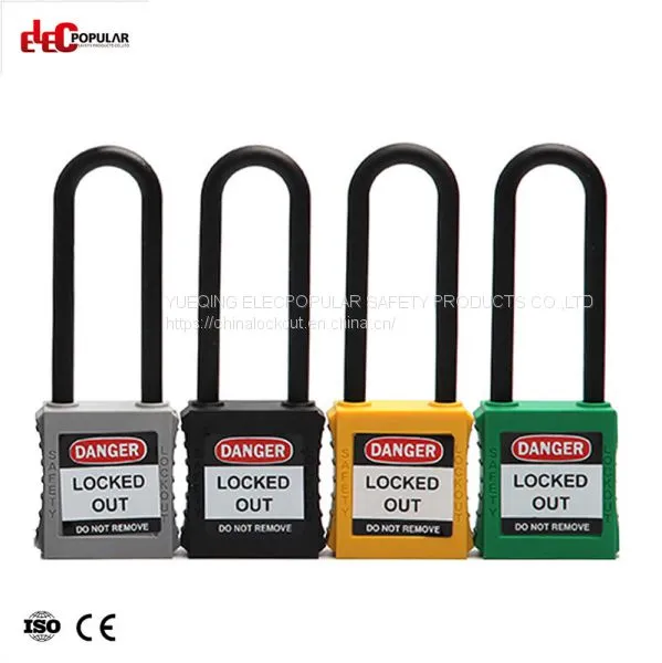 76mm Insulation Shackle Safety Padlocks EP-8551L~EP-8554L ABS Safety Padlock photo-3