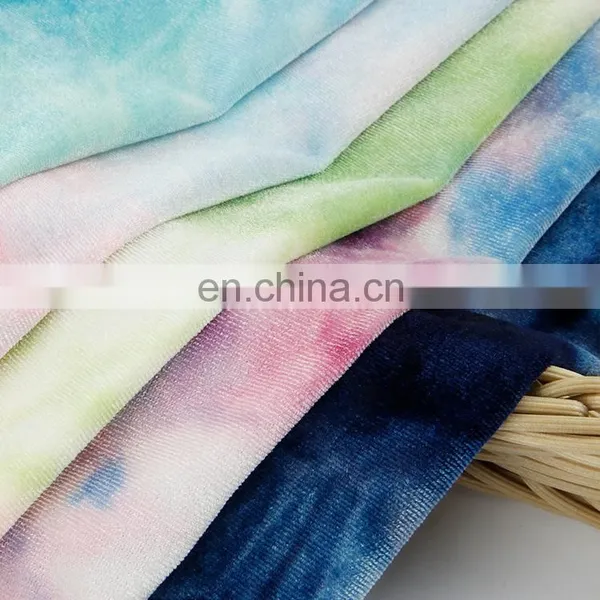 David Clothing Tie Dyed Fabric Cotton Terry Tie Dyed Fabric Autumn Winter Casual Wear Sportswear Big Fish Scale Fabric photo-6