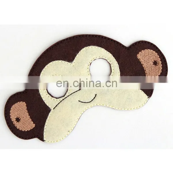 Wholesale Cheap Felt Animal Face Black Felt Mask Face photo-5