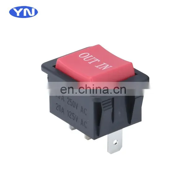 Black Red White Round 3 Rocker Switch On Off photo-6