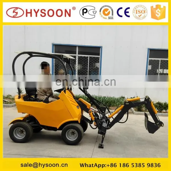 Gas Engine New Agricultural Machines Name HYSOON Articulated Compact Mini Loader photo-3