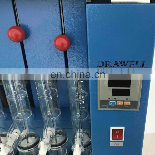 SZF-06A 6 Samples Auot Body Fat Analyser Soxhlet Extraccion Extraction Machine Soxhlet Extractor photo-6