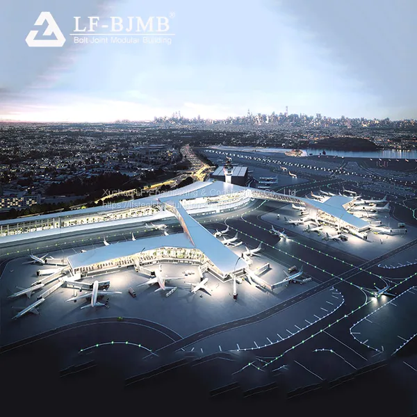 Prefabricated Steel Structure Truss Airport Terminal Construction photo-2