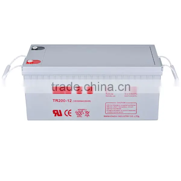 Manufacture High Capacity 12v Battery 200AH Agm Battery photo-2