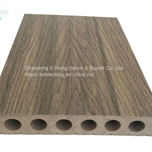 3D Embossing EHC140H24 WPC Wall Panel Wholesale Wpc Decking Factory photo-3