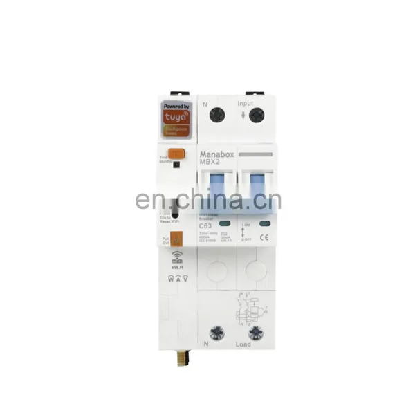 Miniature Circuit Breaker 100amp Single Phase 63A Smart Circuit Breakers Mcb