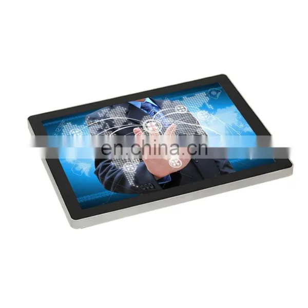 15inch True Flat Capacitive Touch Screen Monitor Industrial Grade Metal Case Computer POS Display 1024x768 photo-2