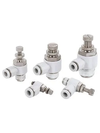 SL Series 4/8/12/14/16mm Speed Controller Throttle Valve Pneumatic Push Connect Fittings photo-3