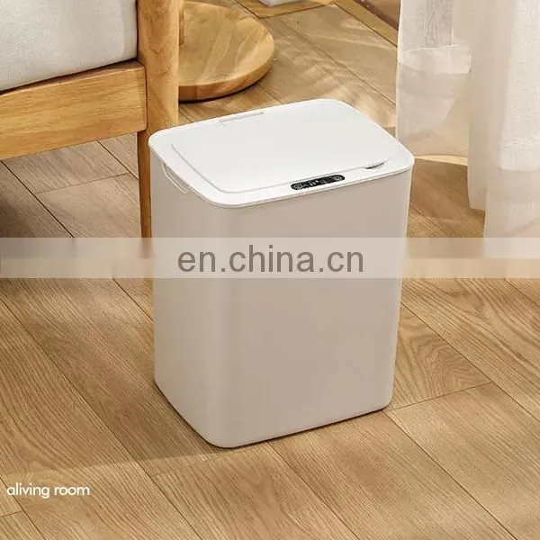 Touch-Free Intelligent Trash Bin Automatic Kitchen Smart Trash Can Sensor Battery/USB Model Induction Trash Can photo-4