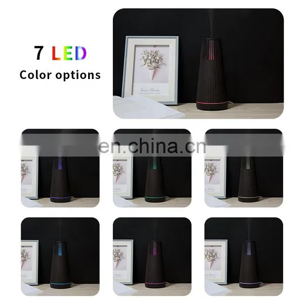 2021 Newest Electric Essential Oil Aroma Difuser Natural Wood Grain Ultrasonic Aroma Humidifier photo-4