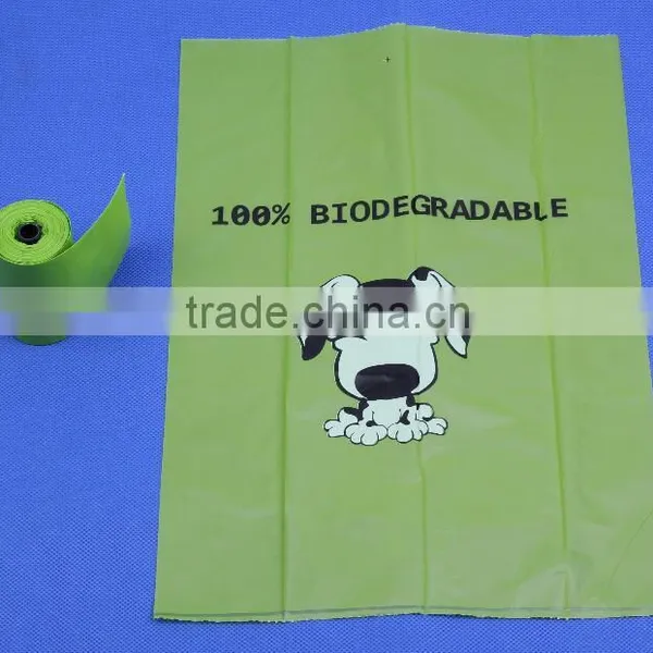 PBAT Pet Cleaning Bags, Pet Groom Bags, Eco-friendly, Cheap Disposable Trash Bags