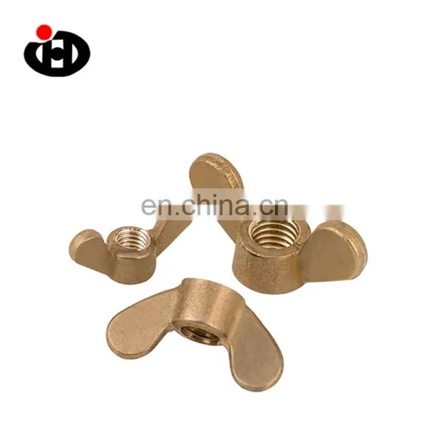 Factory Supply DIN 315 Brass Butterfly Wing Nuts Rounded Wings photo-2